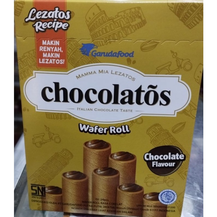 

garuda,chocolatos,wafer,rol,24pcs,x9gr