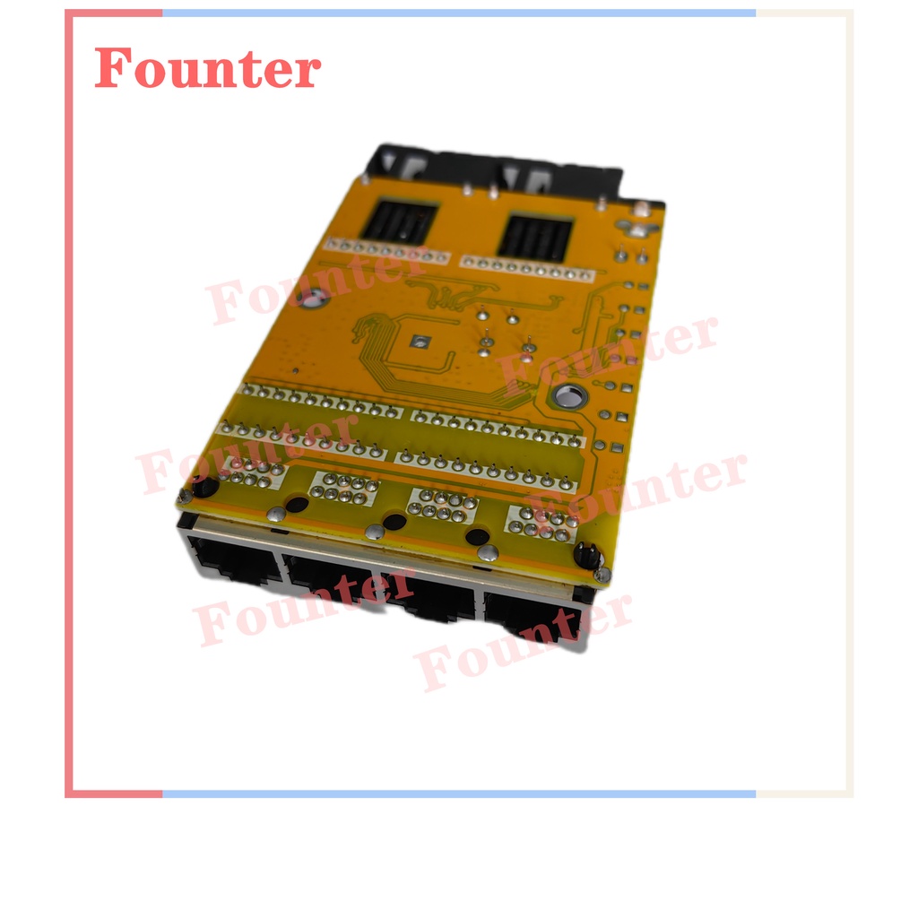 10/100 Mbps 2 SC 4 RJ45 PCB Board Support POE 2F4E Media Converter