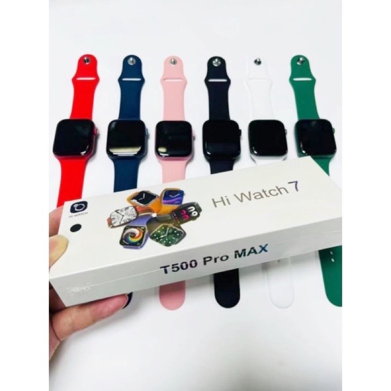 [Ori Bergaransi] Smartwatch Series 7 T500 Pro Max Full Layar (Bisa Custom Foto) 10 Game