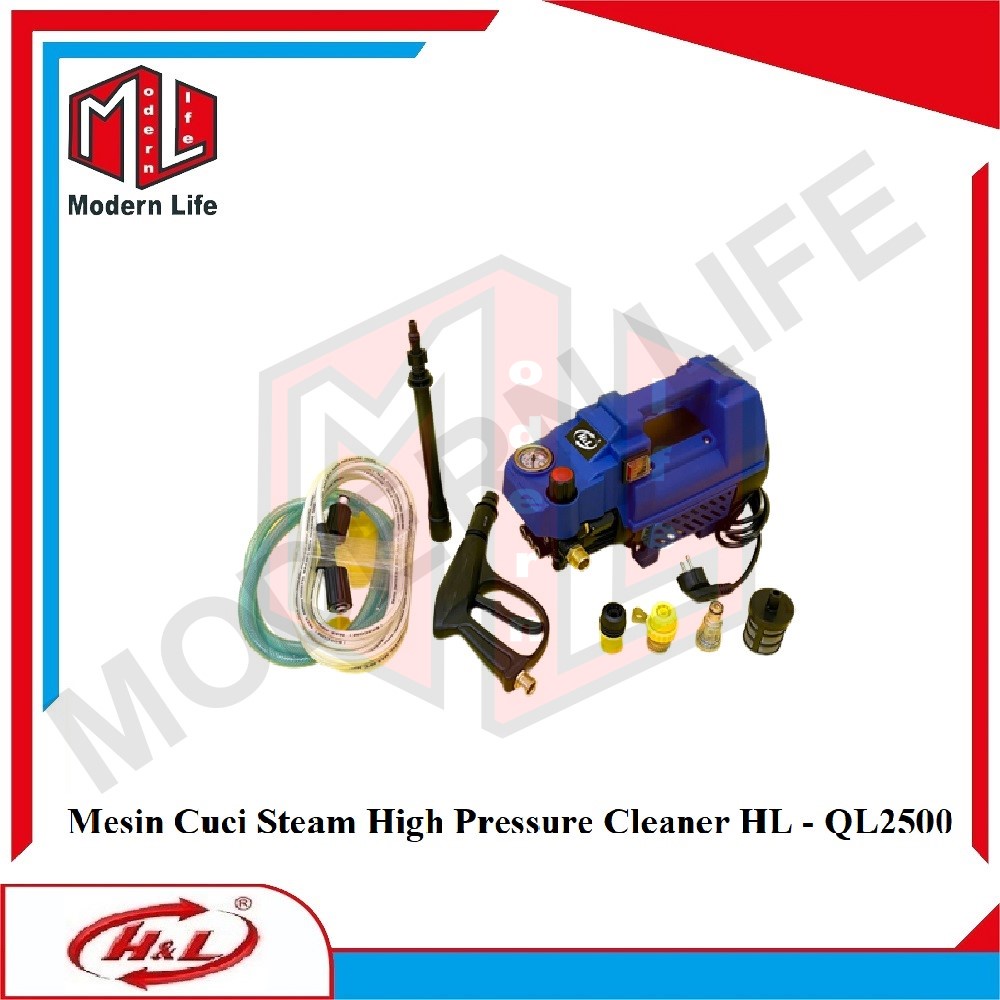 HL QL-2500 Mesin Cuci Steam Jet Cleaner Motor Mobil AC HL-QL2500 H&amp;L