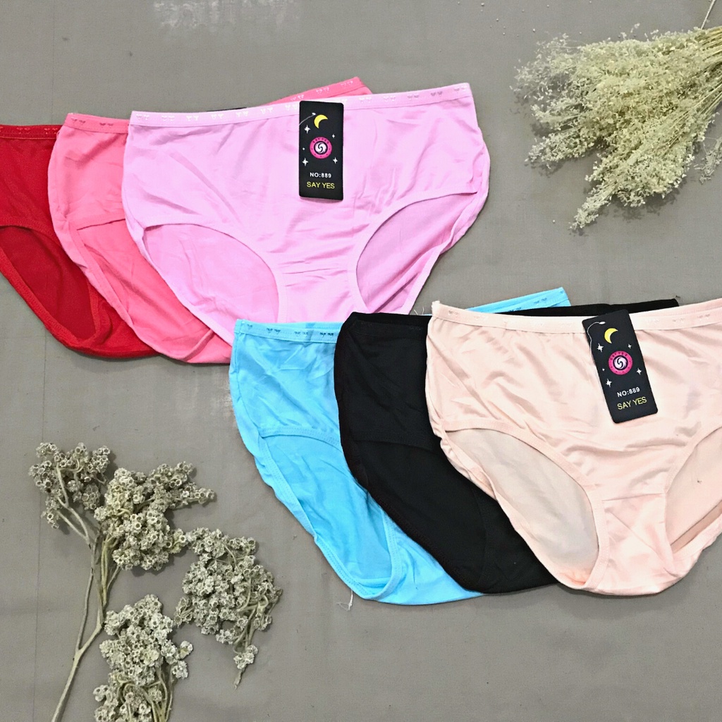 Celana Dalam Wanita Polos List Pita CD Cewek Import Underwear Wanita Sempak Wanita