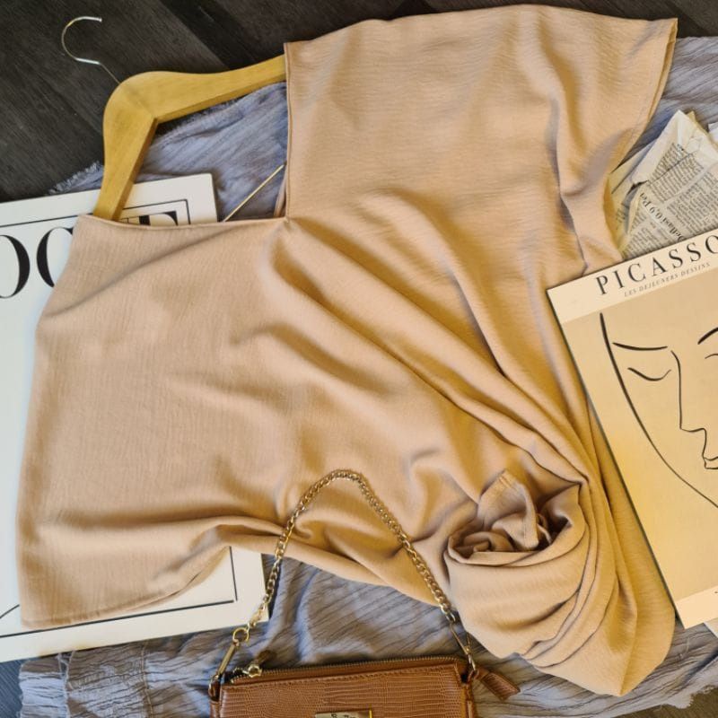 LICA.8 MEDAN- Kaftan CRINCLE JUMBO Tunik / V Long Oversize CRINCLE Tunic daily santai terbaru terbag