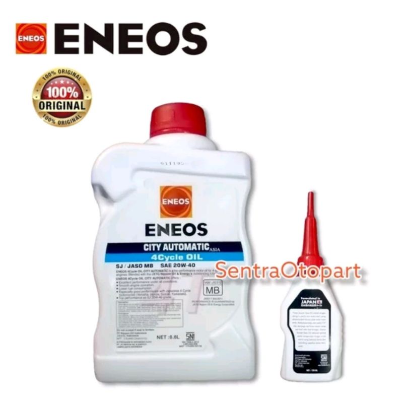 Oli eneos matic matik 20w 40 800 ml paket oli gear 120ml