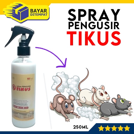 Spray Obat Pengusir Tikus Cairan Semprot Semprotan 250ml [RA20] Ampuh