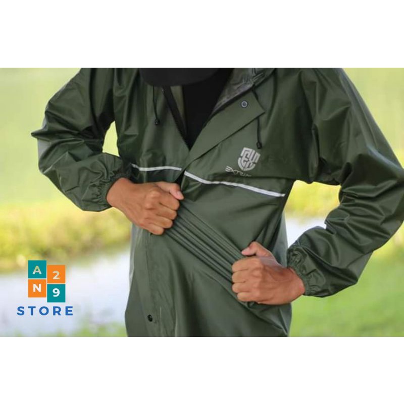 JAS HUJAN EXTREME SETELAN FULL PRESS BAHAN TEBAL 100% WATERPROOF HIGH QUALITY JAS HUJAN PRIA JAS HUJ