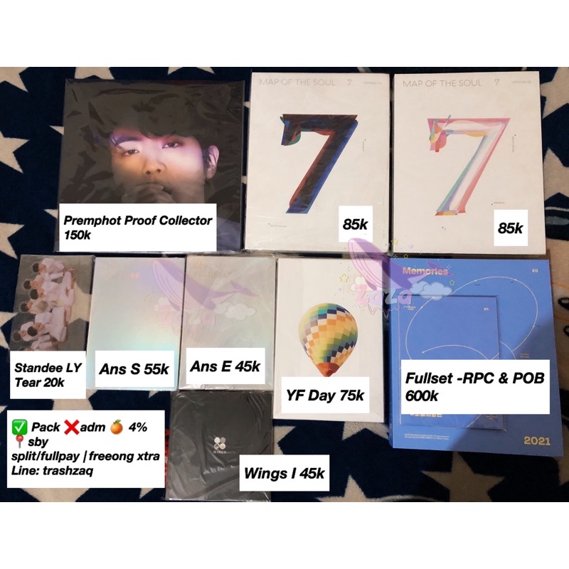BTS Memories 2021 Unsealed -RPC & POB