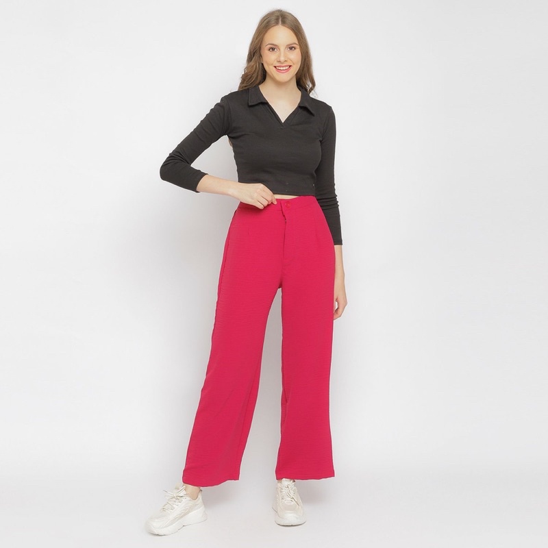 Popura Rubby Celana Kulot/Celana Kulot Wanita Rayon