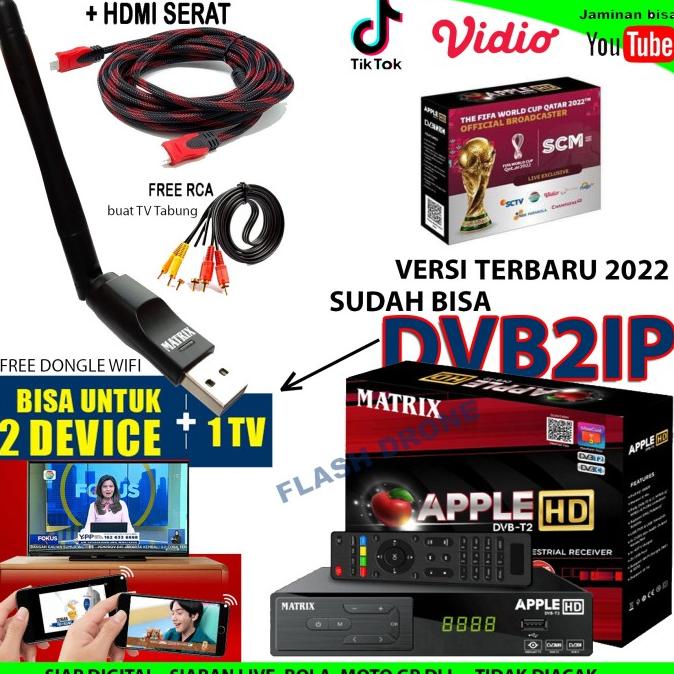 SET TOP BOX + DONGLE WIFI + HDMI - MATRIX TV DIGITAL YOUTUBE IPTV DLL