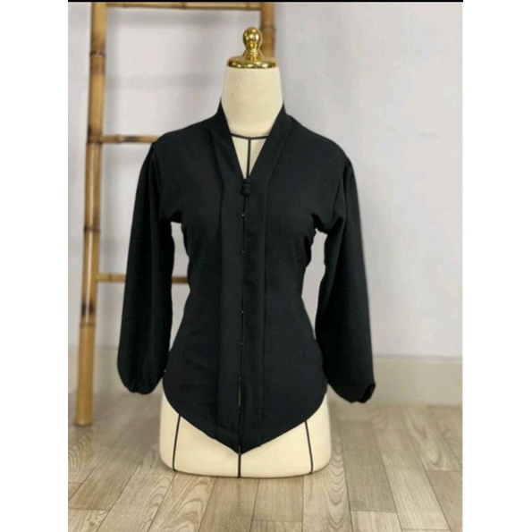kebaya kartini kringkel airflow tangan 7/8 isi karet /kebayabali/kebaya kekinian /kebaya viral