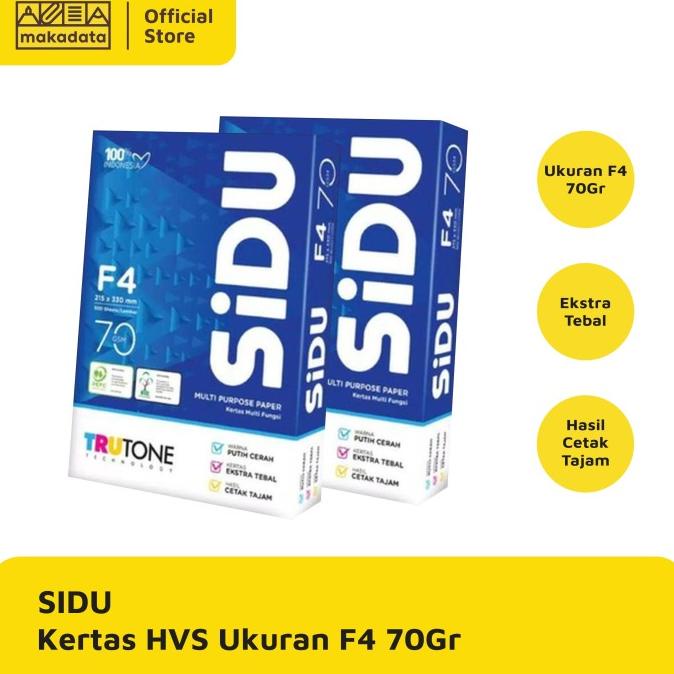 

HRG DISKON KERTAS HVS | PRINT | FOTOCOPY SIDU F4 70 GRAM (1 RIM)