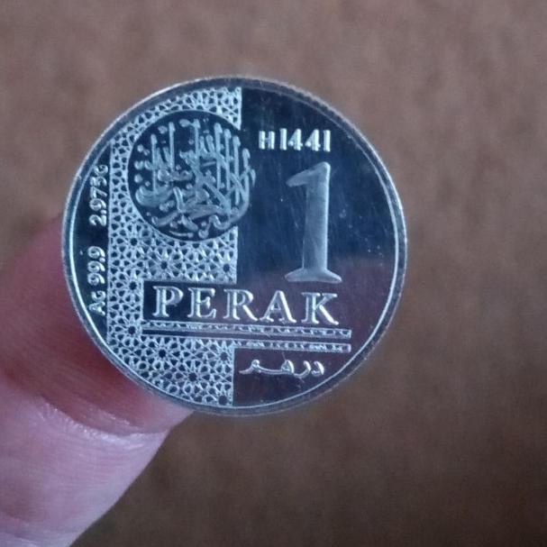 Koin 1 Dirham Perak