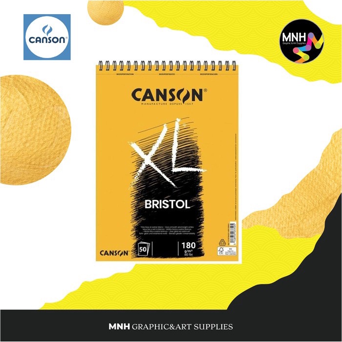 

Drawing Book Canson XL Bristol 180G A3 - A4