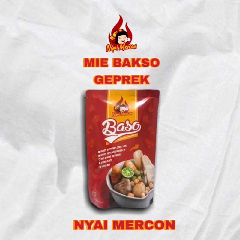 

MIE BAKSO GEPREK (NYAI MERCON)