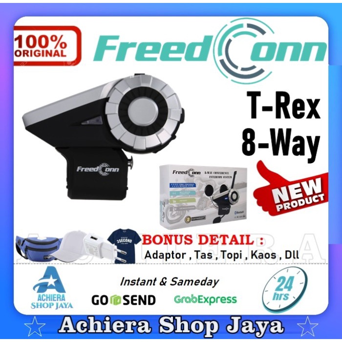Intercom Freedconn Trex Bluetooth Helm Intercom T-Rex T Rex Original