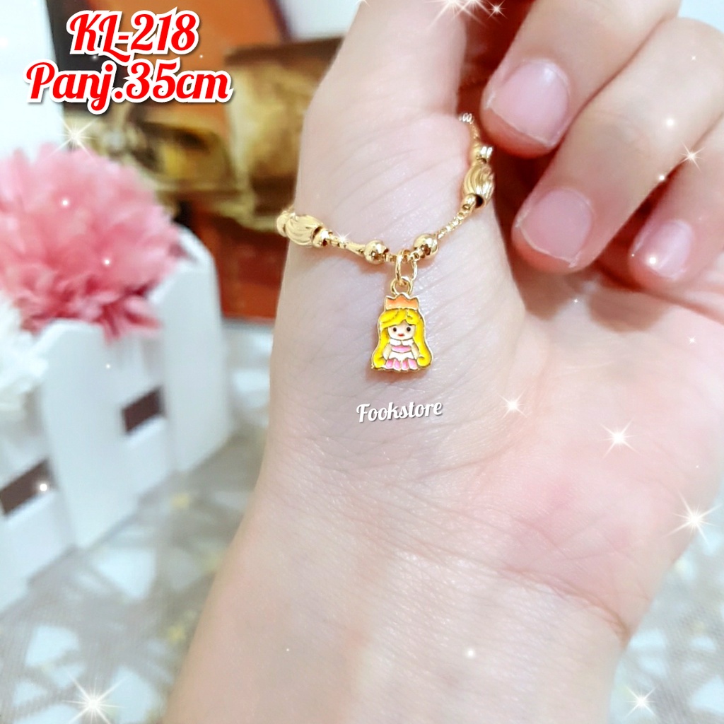 PERHIASAN XUPING KALUNG ANAK MODEL LIONTIN KARTUN ANTI ALERGI