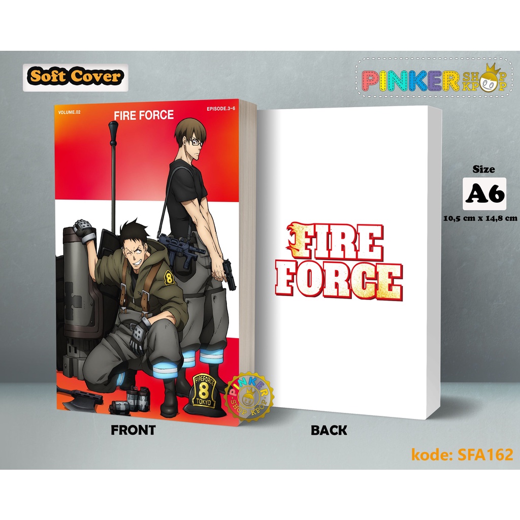 

(SFA162) Pocket Note Anime Fire Force 1 Obi X Hinawa Softcover