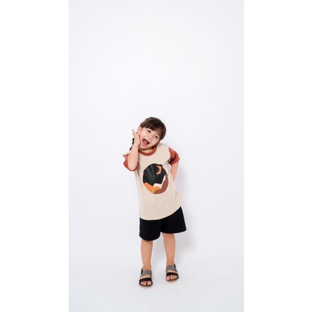 PANORAMIC TEE -  Promo 10.10 Anak Sablon Pemandangan Baju Bayi Premium Kids Cewek Cowok Laki Perempuan 1-6 Th