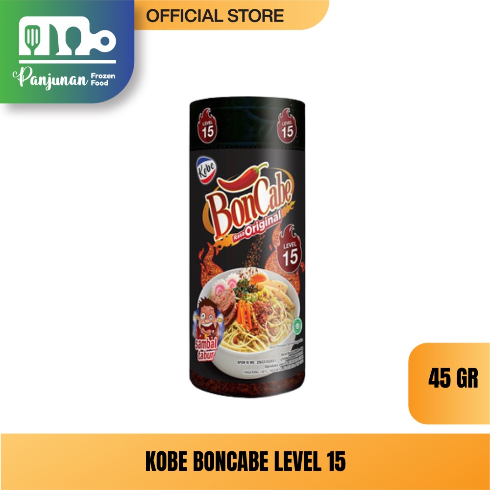 

KOBE BON CABE BOTOL SAMBAL TABUR BUBUK NORI LEVEL 15 BONCABE ORIGINAL