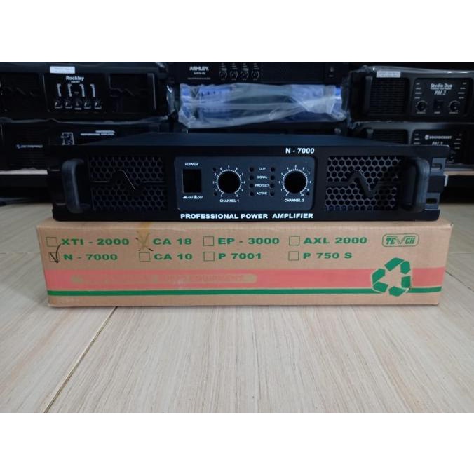 Box Power Amplifier 2Channel N 7000 Box Power Amplifier 2U N7000 Box