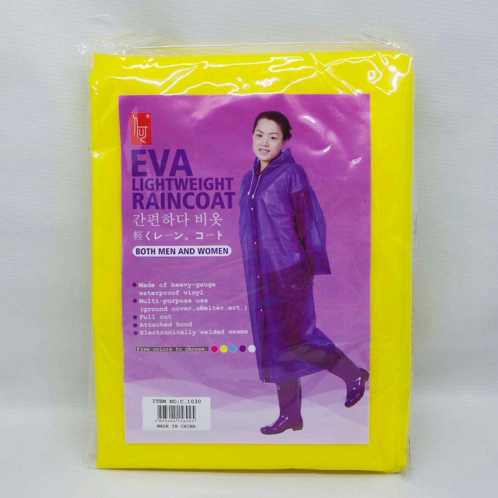 Jas hujan Eva lightweight Elastis Raincoat Dewasa