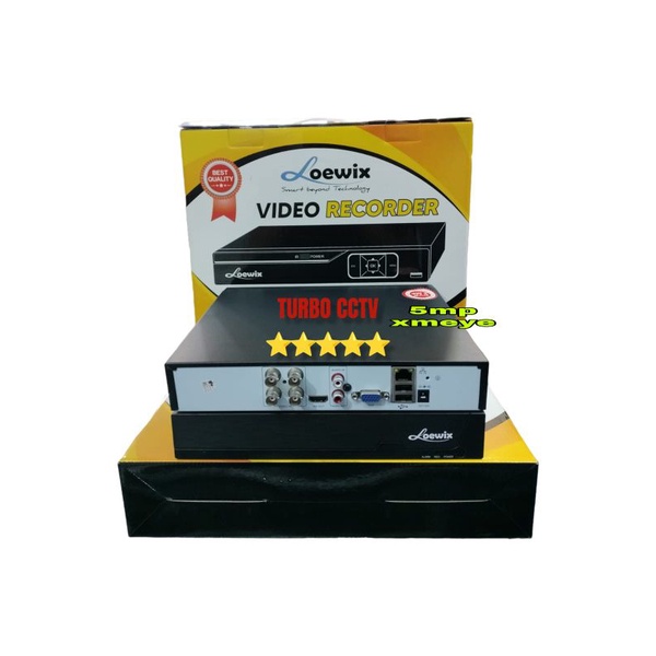 DVR 4 CHANNEL 5MP 2560P XMEYE