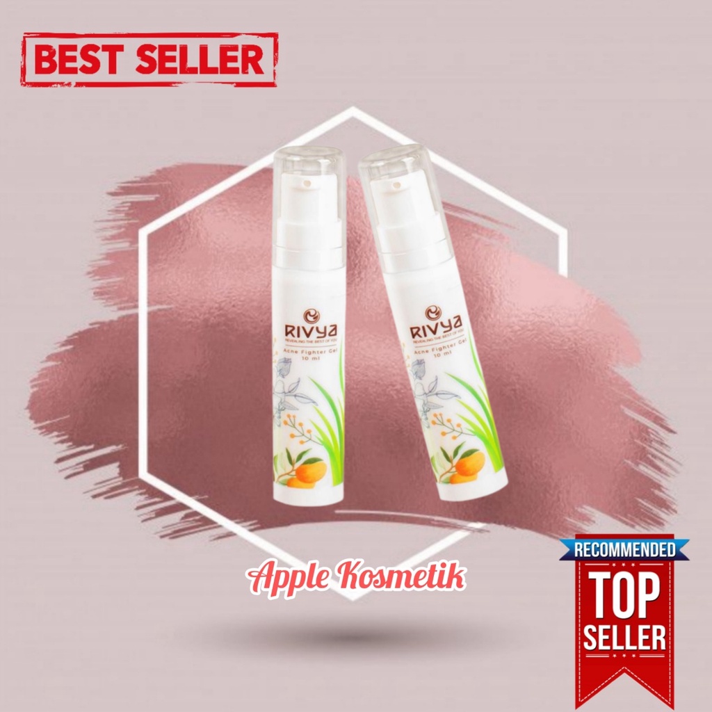 RIVYA Acne Fighter Gel 10ml BPOM - Apple_Kosmetik