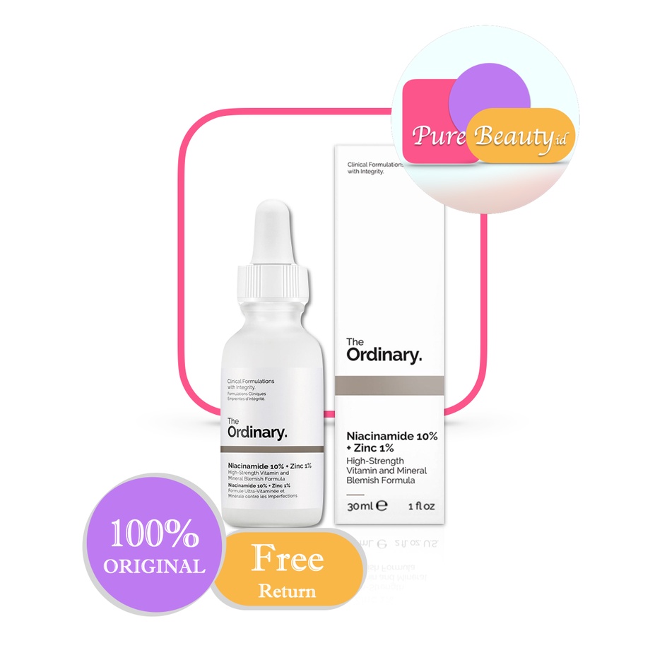 THE ORDINARY Niacinamide 10% + Zinc 1% Clear Brighten Smooth ❤ 100% Original ❤