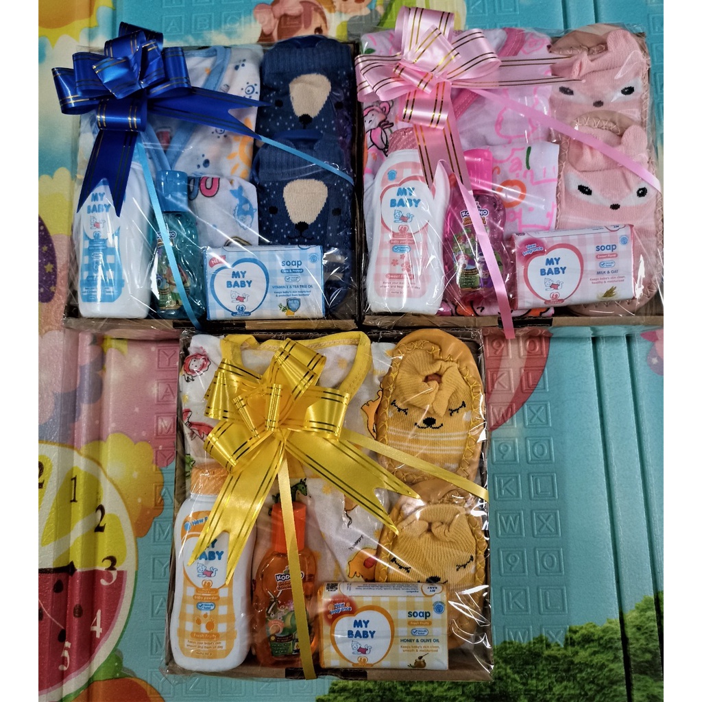 Kado bayi baru lahir / Baby Gift New Born / Perlengkapan bayi baru lahir/ Paket Parcel Bayi / Hampers Bayi Baru lahir / Hadiah Bayi / Baju Bayi 08