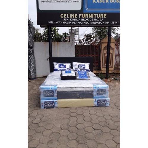 Kasur Springbed Classy Elite Fullset HB Clover 180 x 200 (banyak bonus)