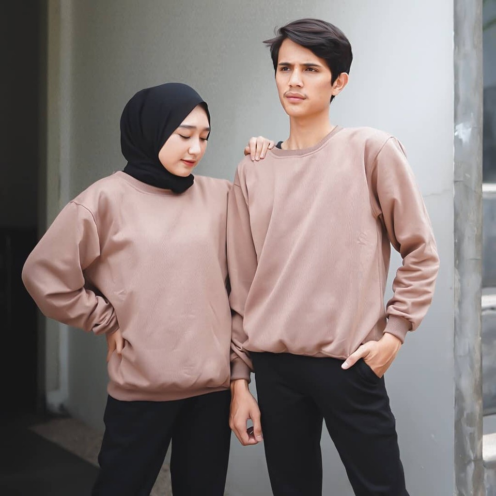 Basic Sweater Polos Oblong Wanita Best Seller