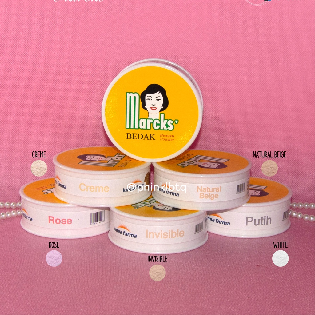 `ღ´ PHINKL `ღ´ Marcks bedak tabur BULAT loose powder wajah jadul by kimia farma serap minyak face
