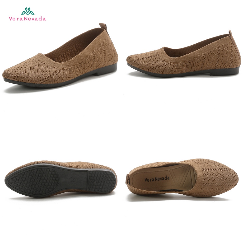 Ivony Seivona - A06 Vera Nevada Sepatu Flat Slip On Wanita Shoes