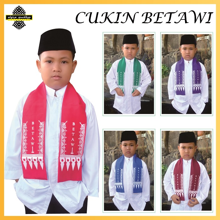 Cukin Betawi / Selendang batik / selendang betawi / cukin batik