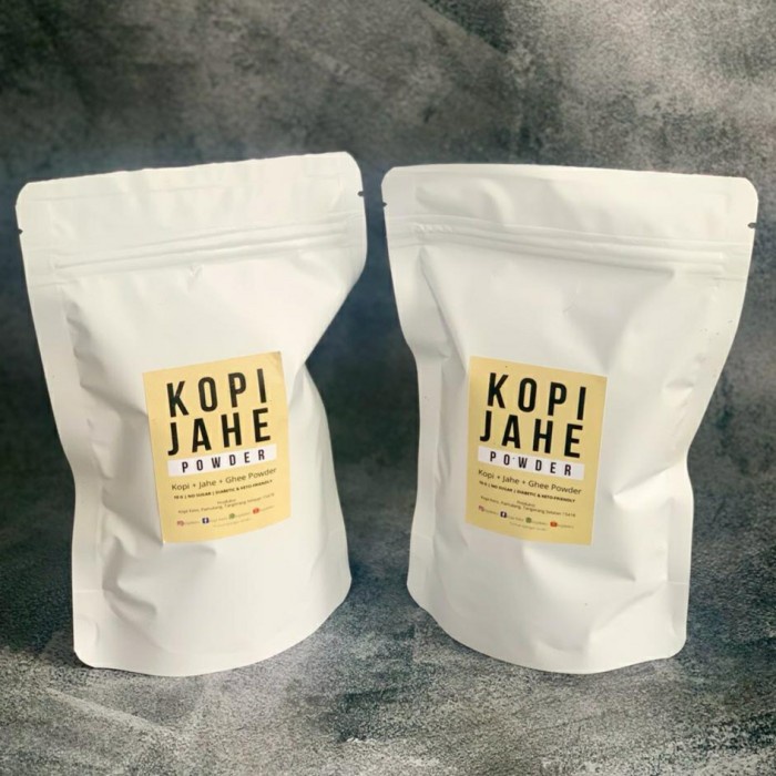 

KOPI JAHE KEMASAN 150 GRAM (KOPI + JAHE + GHEE POWDER)