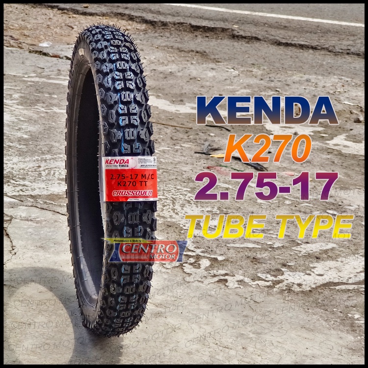 KENDA K270 275-17 Tube type.Ban Dual purpose classic model tracker.Ban Custom