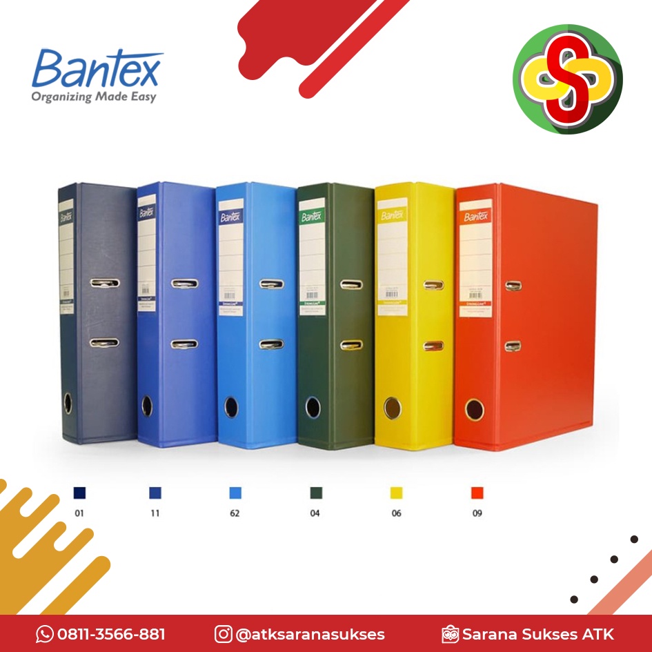 Ordner / Organizer Kertas Folio Bantex 1465 7cm Plastik