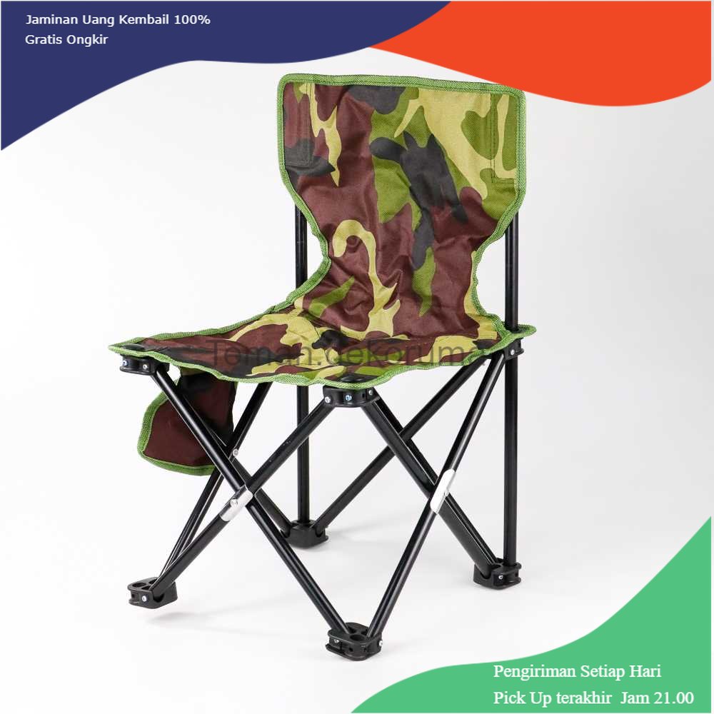 TD - PR TaffSPORT Kursi Lipat Portable Memancing Outdoor Fishing Chair - AAN147