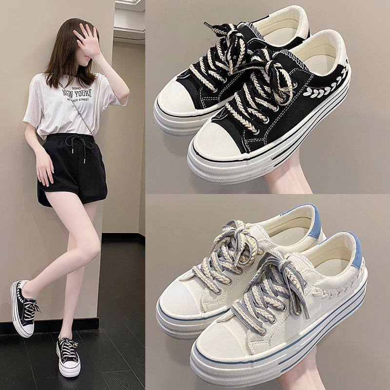 0701 Sepatu Sneakers Wanita Import Kekinian