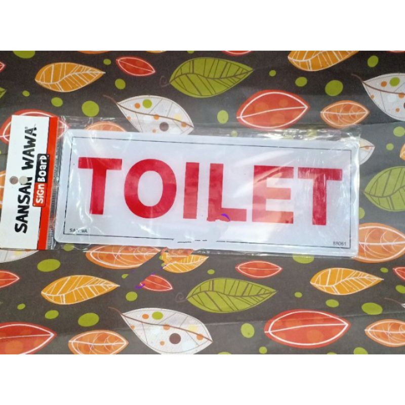 

AKRILIK SIGN TOILET