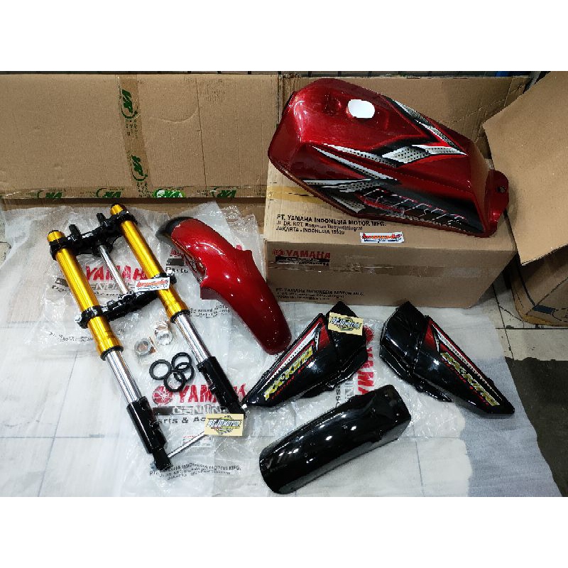 Body set rx king original plus sok depan upside down pnp rx king