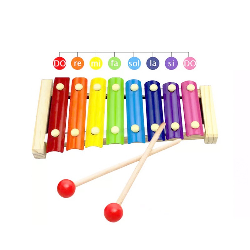 Mainan Musik Xylophone Kayu / Kulintang Anak / Xylophone Bayi