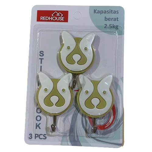 [BISA COD] PROMO Gantungan Tempel Karakter Isi 3 Pcs Stainless Tebal Kuat Multifungsi Kapstok Tempel Hanger Tempel Gantungan Baju Gantungan Handuk Hook Pengait Murah Terjangkau