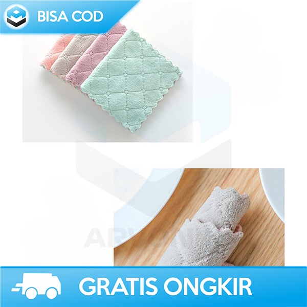 KAIN LAP DAPUR SERBAGUNA KAIN LAP MICROFIBER HALUS LEMBUT SERAP NODA