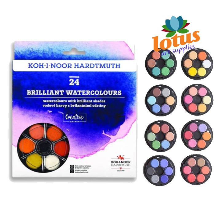 

Koh-I-Noor Watercolour Paint set 48 cat air