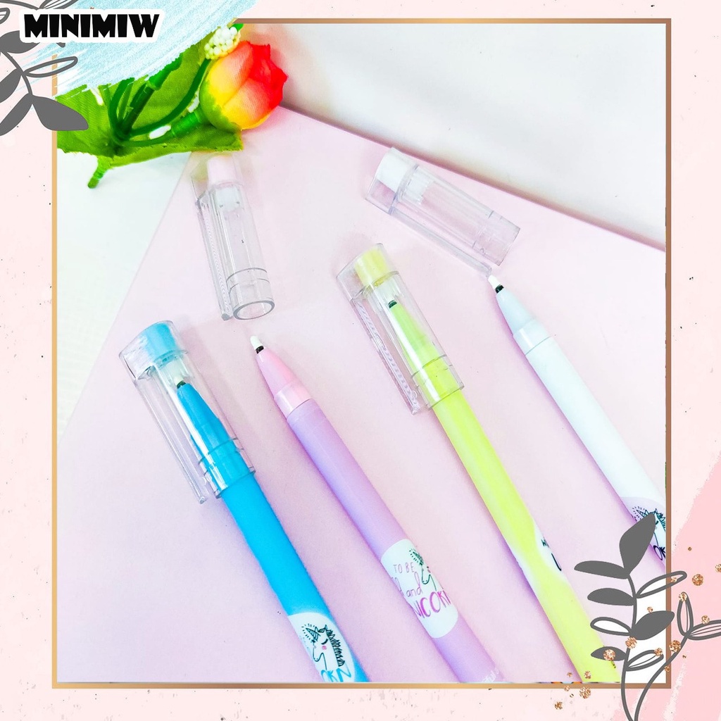 PULPEN BISA DIHAPUS ODEMEI BOLPEN UNICORN KUDA PONI  ALAT TULIS BOLPOIN UNIK IMUT MURAH PEN GEL KARAKTER PENA UNIK LUCU MURAH