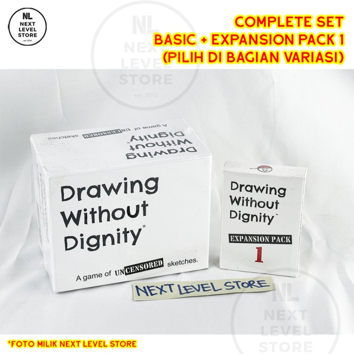 Drawing Without Dignity : Expansion 1 - Party Game Board Games Card