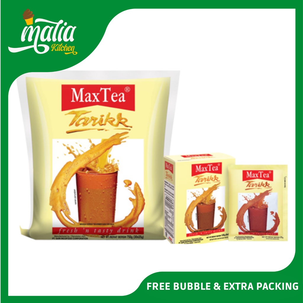 

Max teh Tarik minuman serbuk teh tarik instan isi 50 sachet
