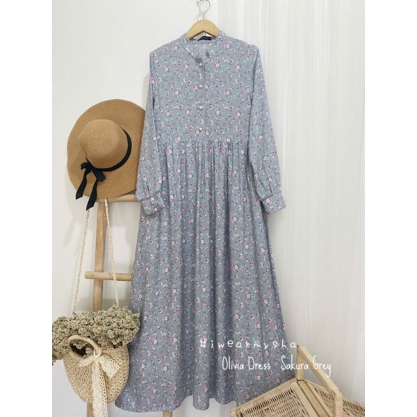 Iwearmysha- Olivia Dress ( Sakura Grey)