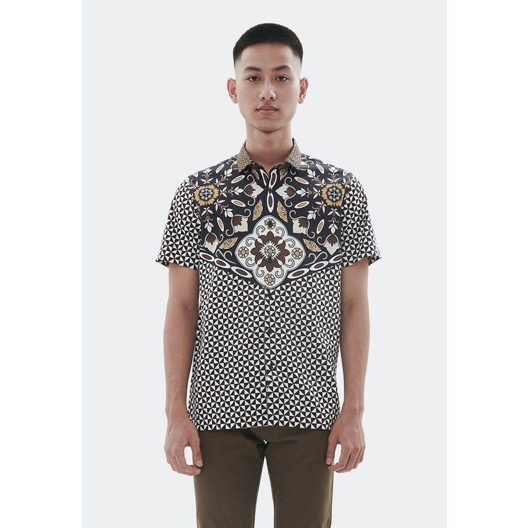 MANZONE Kemeja Batik Lengan Pendek - AGRA