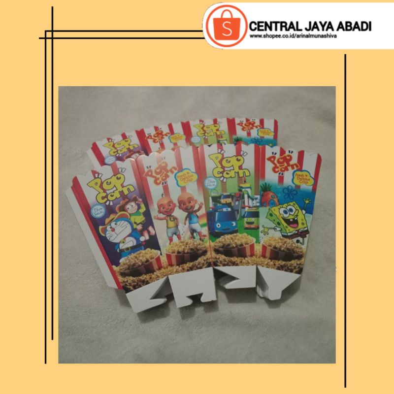 

100 LEMBAR KERTAS POPCORN 12 × 6 BAHAN IVORY PUTIH HIGH QUALITY DUS POP CORN BOX POPCORN KOTAK POPCORN KEMASAN POP CORN PRODUK TERBARU KUALITAS TERBAIK | CENTRAL JAYA ABADI 5851